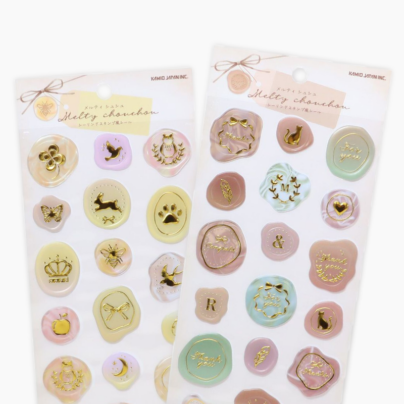 Kamio Melty Chouchou Wax Seal Stickers