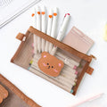 Kawaii Bear Mesh Pencil Case