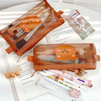 Kawaii Bear Mesh Pencil Case
