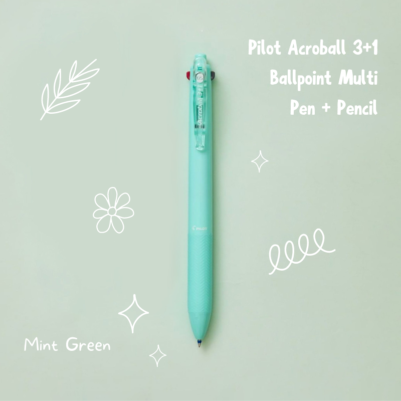 Kawaii Pen Shop Selection - Pilot Multi Pens & Pencils - Mint Color