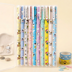 Snoopy Colored Gel Pen Set (10-Pack) - Cute Pastel Edition