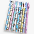 Snoopy Colored Gel Pen Set (10-Pack) - Cute Pastel Edition