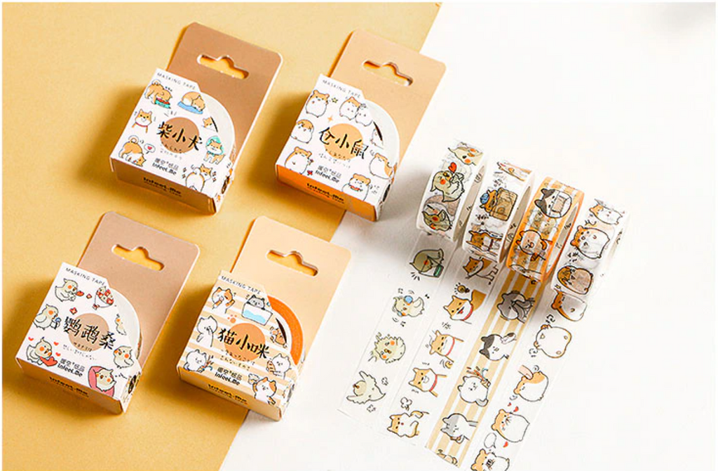 Kawaii Animals Washi Tape