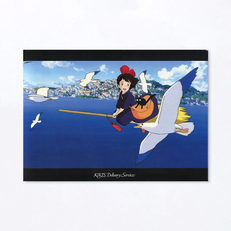 Kiki's Delivery Service A4 Clear Folder - Flying Kiki