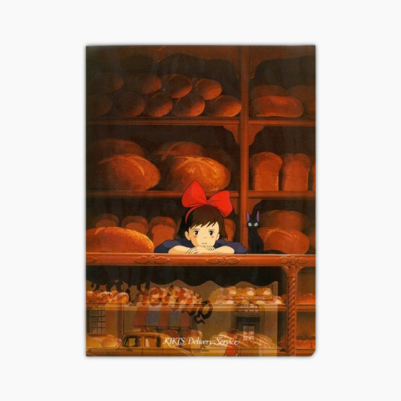 Kiki's Delivery Service A4 Clear Folder - Kiki's Bakery