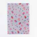 Kohaku A5 Clear Folder - 3 Pockets - Berries