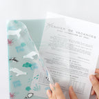 Kohaku A5 Clear Folder - 3 Pockets - Polar Animals