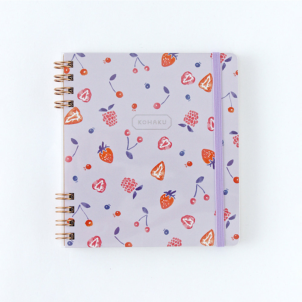 Kohaku Spiral Notebook - Berries