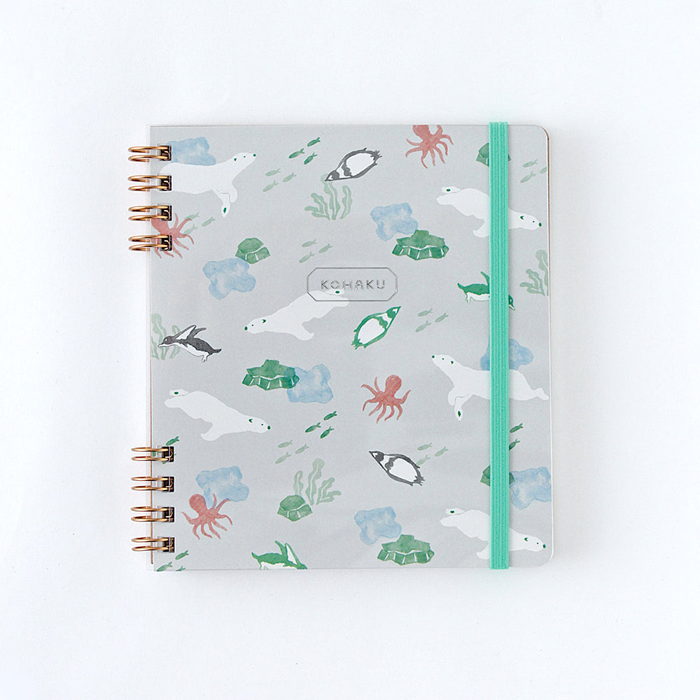 Kohaku Spiral Notebook - Polar Animals