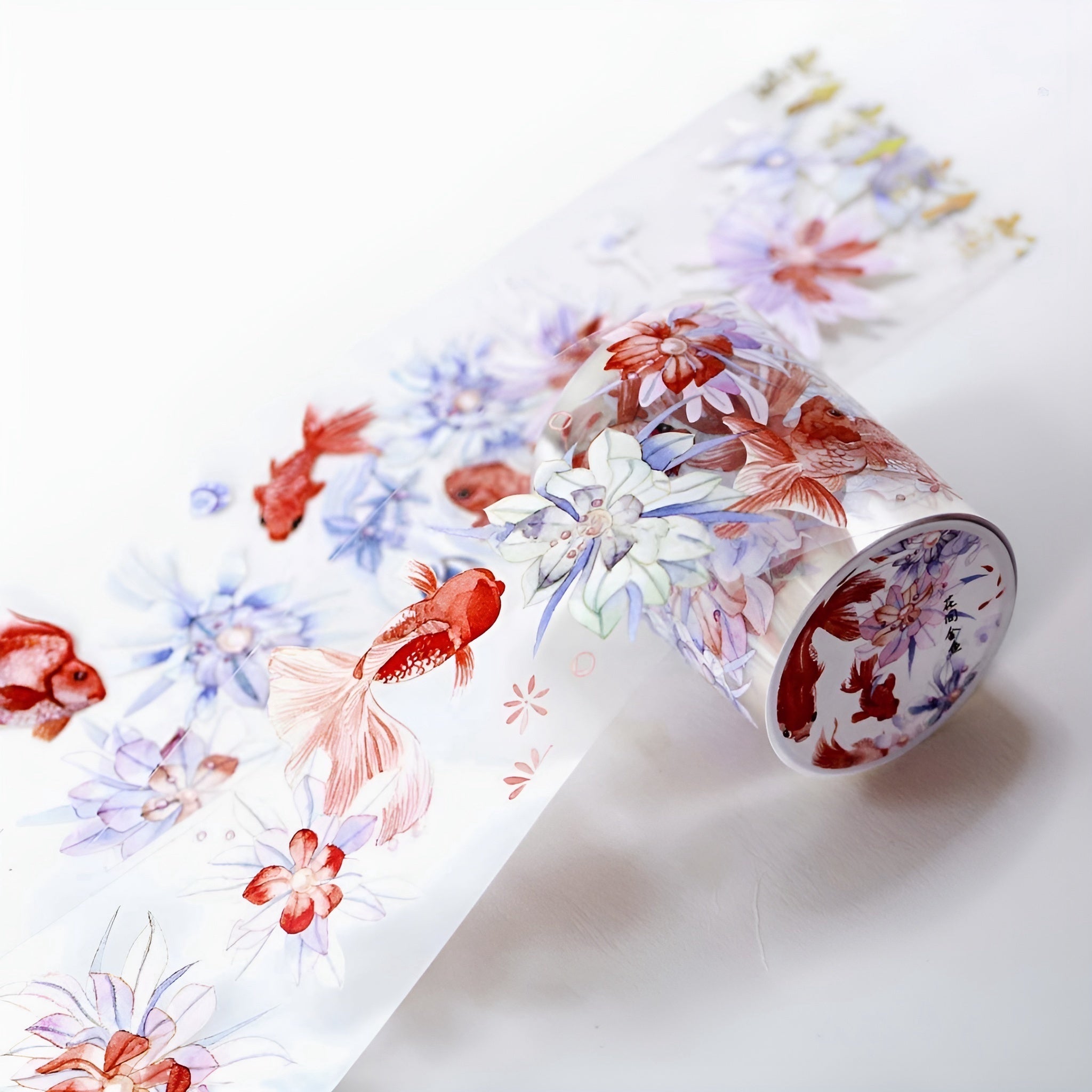 Koi Pond Fantasia Clear Washi Tape