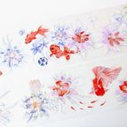 Koi Pond Fantasia Clear Washi Tape