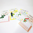 Koniwa Stand Sticky Memo Pad - Wild Berry
