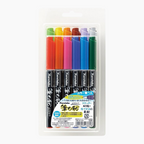 Kuretake Fudebiyori Brush Pen - 12 Color Set