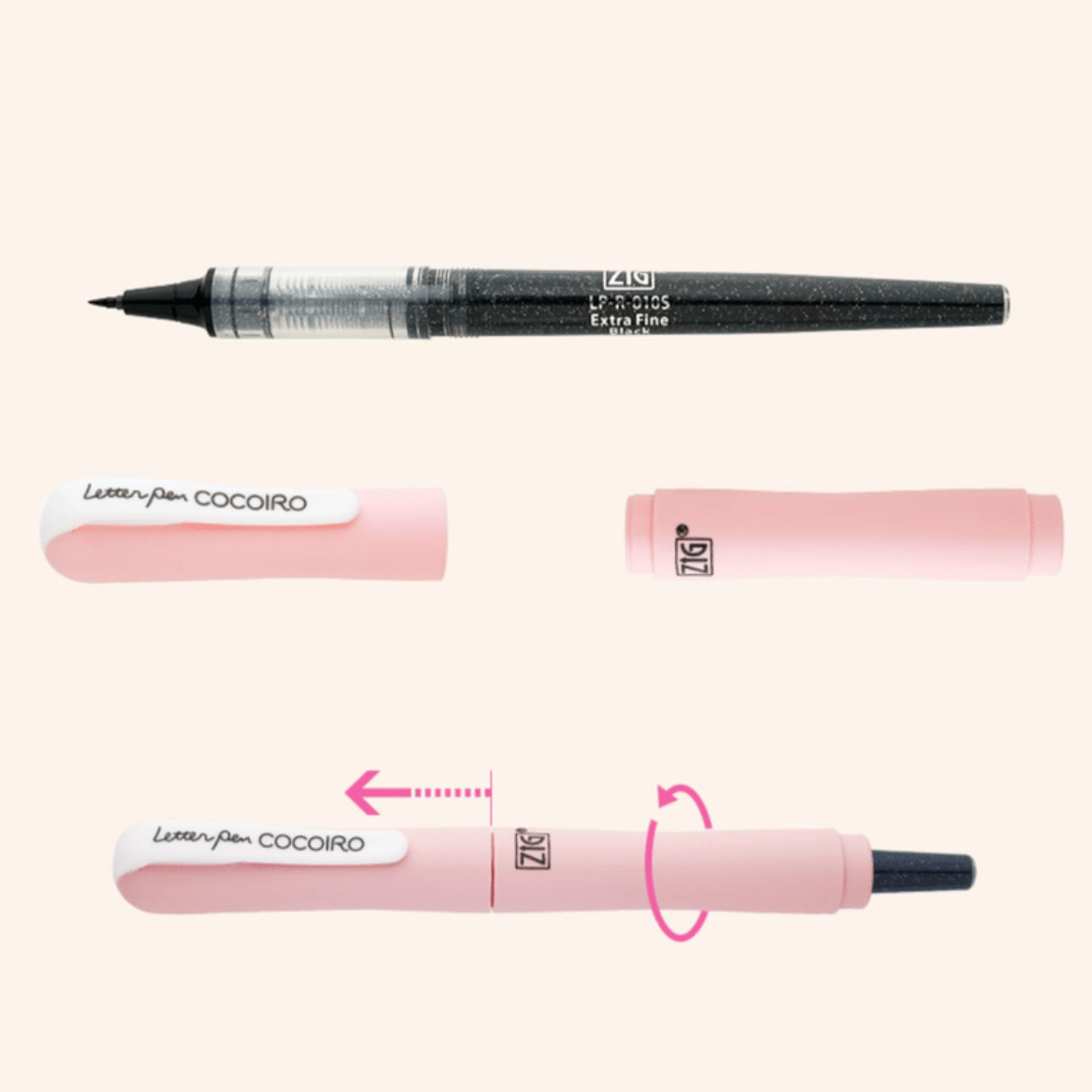 Kuretake Zig Letter Pen COCOIRO Refill