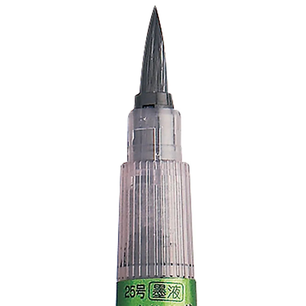 Kuretake Brush Pen - Medium Thick - Black Sumi Ink (No. 25)