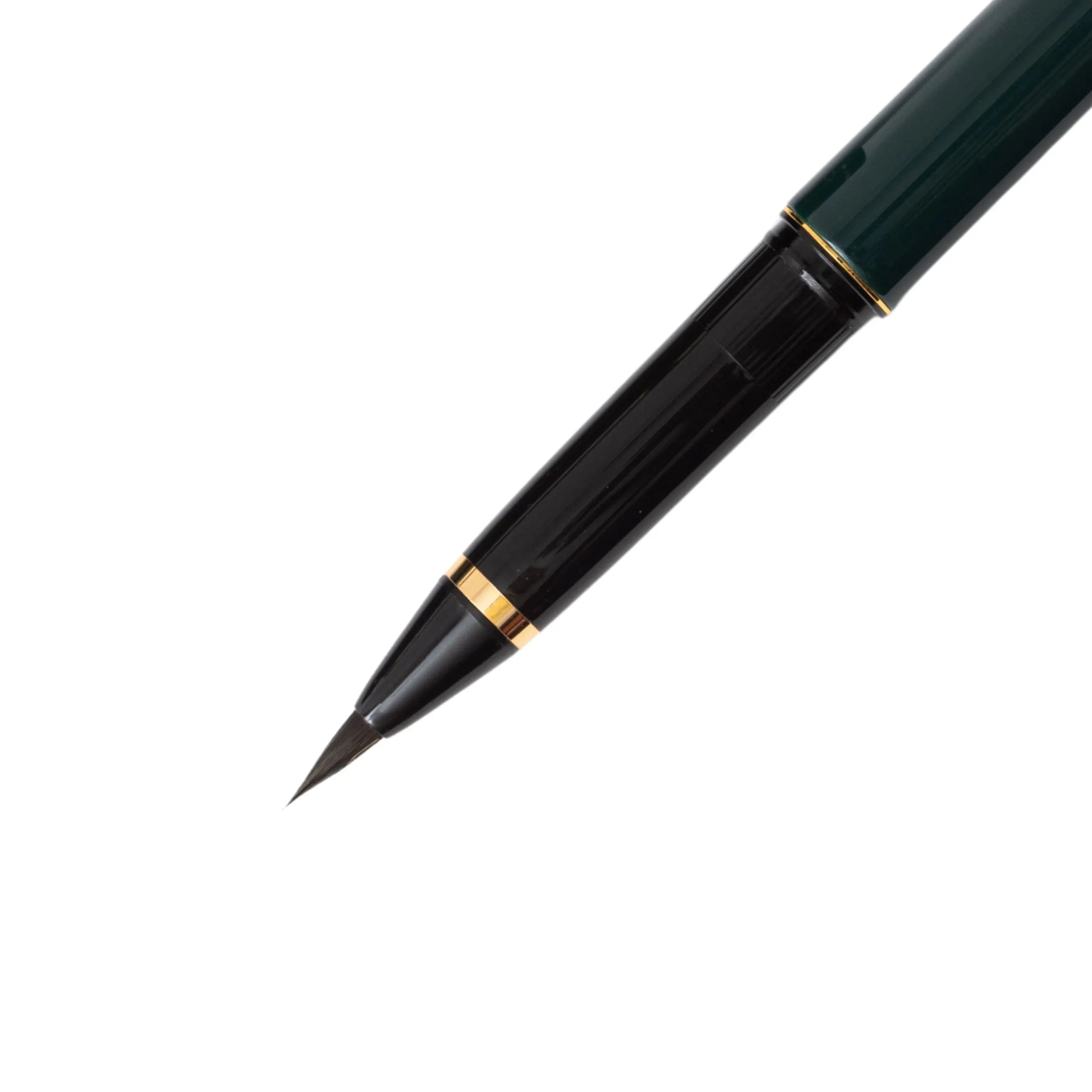 Kuretake Fountain Brush Pen - Lacquered Green (No. 85)