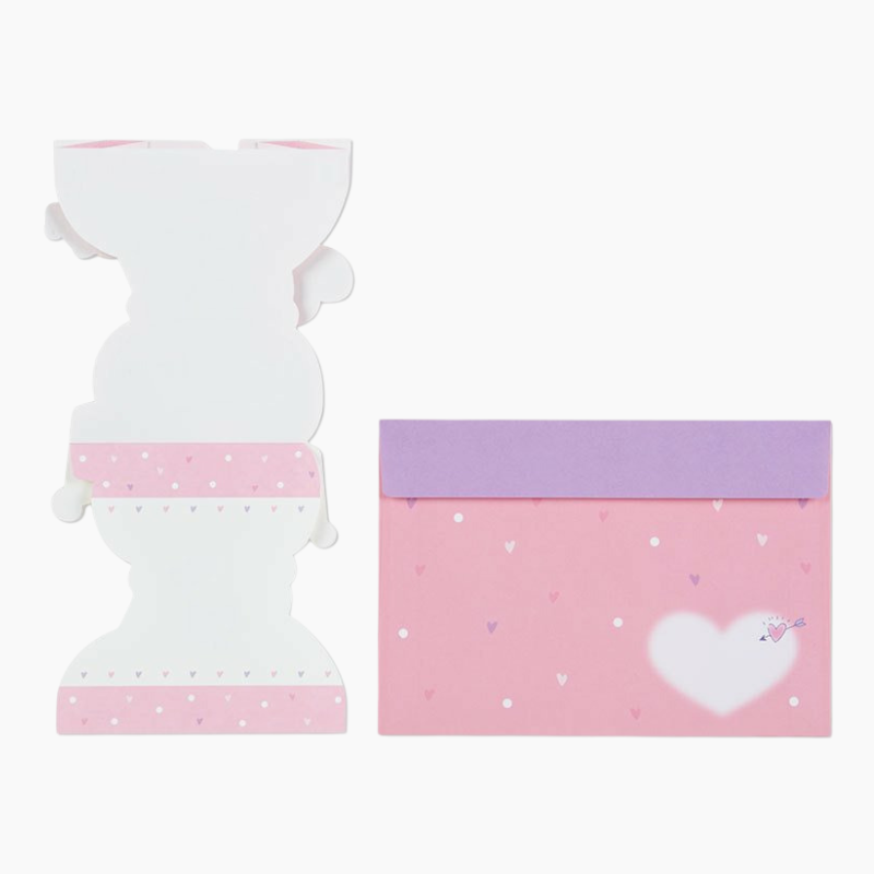 Kuromi Greeting Card With Envelope & Stickers