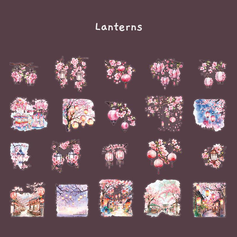 Kyoto in Spring PET Stickers - Limited Spring Edition