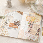 Vintage Floral Scrapbooking Kit - 100 Pieces