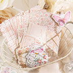 Vintage Floral Scrapbooking Kit - 100 Pieces