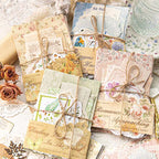 Vintage Floral Scrapbooking Kit - 100 Pieces