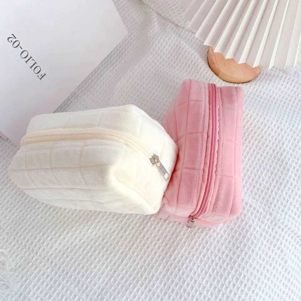 Large Plush Pastel Pencil Case