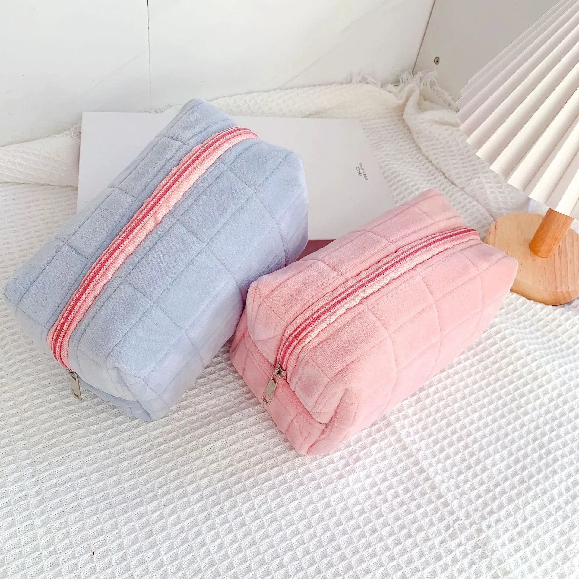 Large Plush Pastel Pencil Case