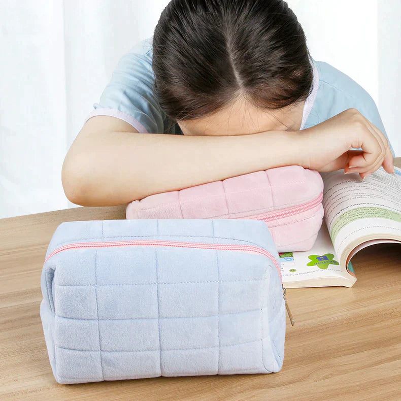 Large Plush Pastel Pencil Case