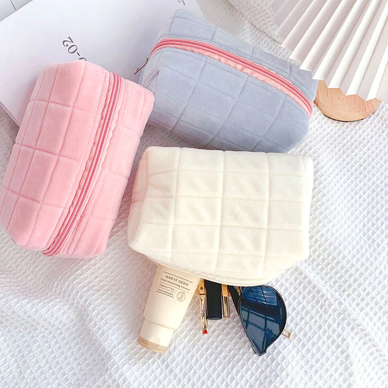 Large Plush Pastel Pencil Case