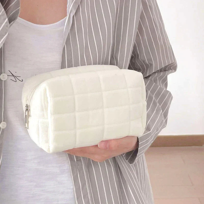 Large Plush Pastel Pencil Case