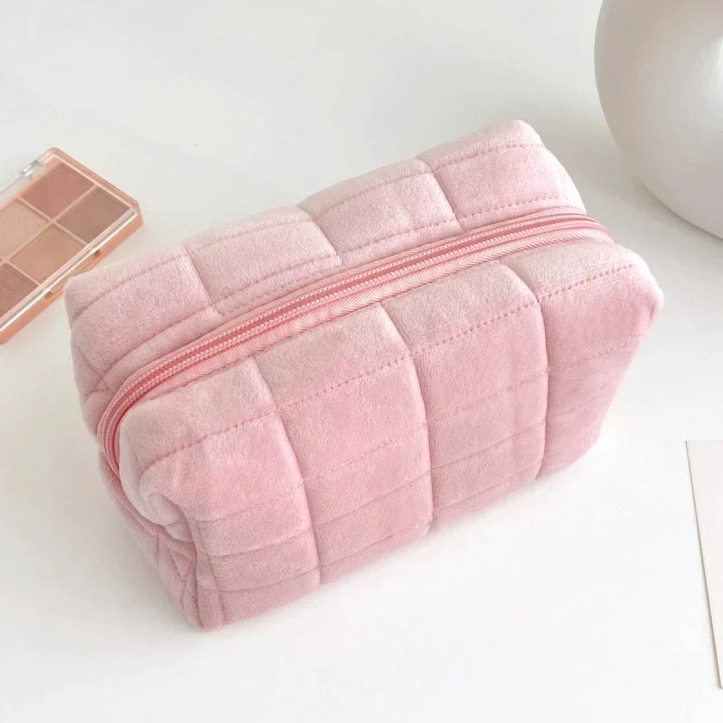Large Plush Pastel Pencil Case