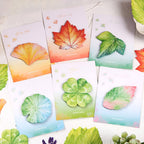 Botanical Leaf Sticky Notes