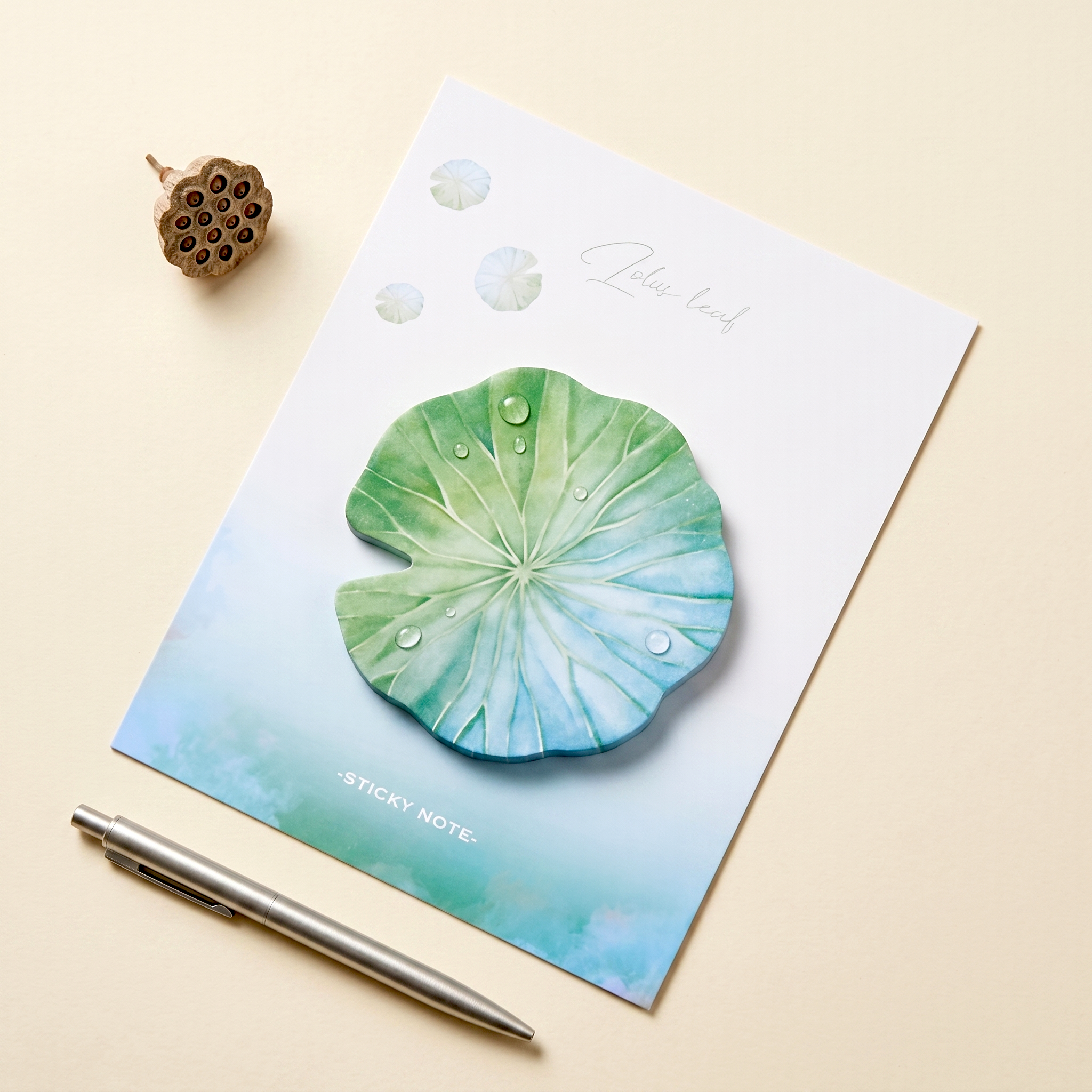 Botanical Leaf Sticky Notes