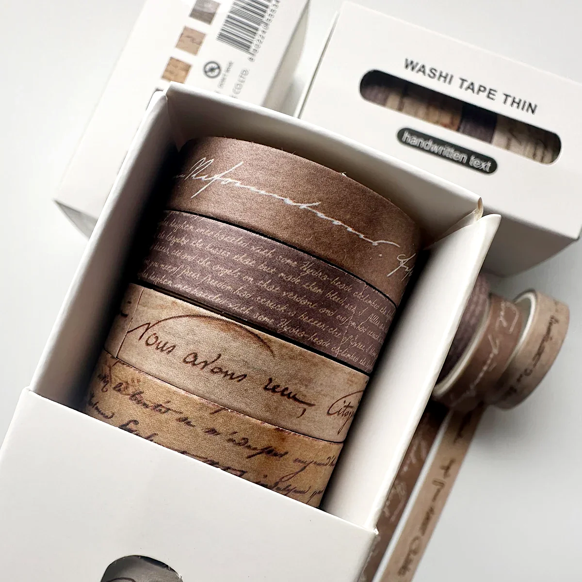 Letters Never Sent Vintage Script Washi Tape Set