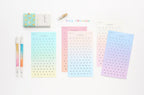 Livework ABC Ombre Color Stickers - Alphabet