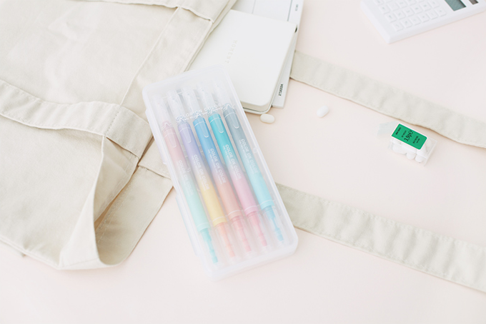 Livework Twin Plus Double-Sided Markers - 10 Color Set - Pastel