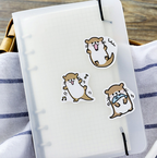 Lovely Sea Otter Paper Stickers