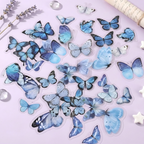 MO•CARD Original Deco Stickers - Blue Butterflies