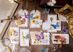 MO•CARD Original Deco Stickers - Pink Butterflies