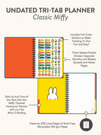Classic Miffy Undated Tri-Tab Planner