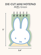 Miffy Green Die-Cut Mini Notepad