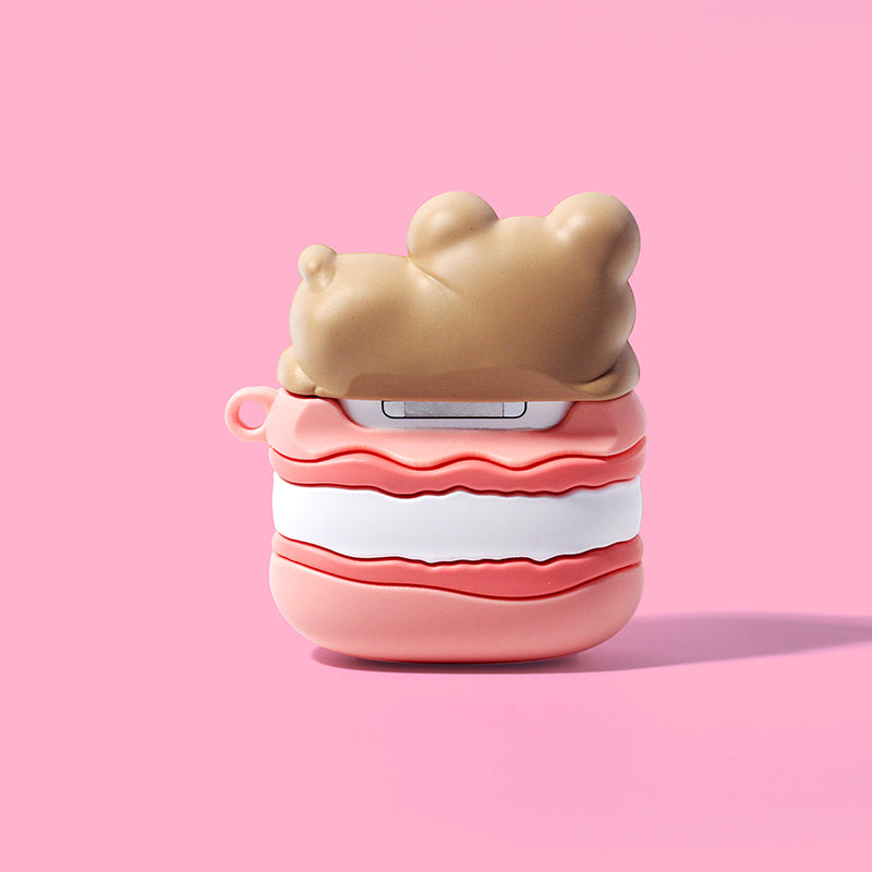 Macaron Bear AirPod Case