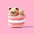 Macaron Bear AirPod Case