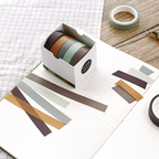 Macaron Color Washi Tape Set - Natural Colors (9 Types)