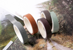 Macaron Color Washi Tape Set - Natural Colors (9 Types)