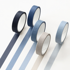 Macaron Color Washi Tape Set - Natural Colors (9 Types)