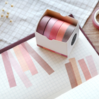 Macaron Color Washi Tape Set - Natural Colors (9 Types)
