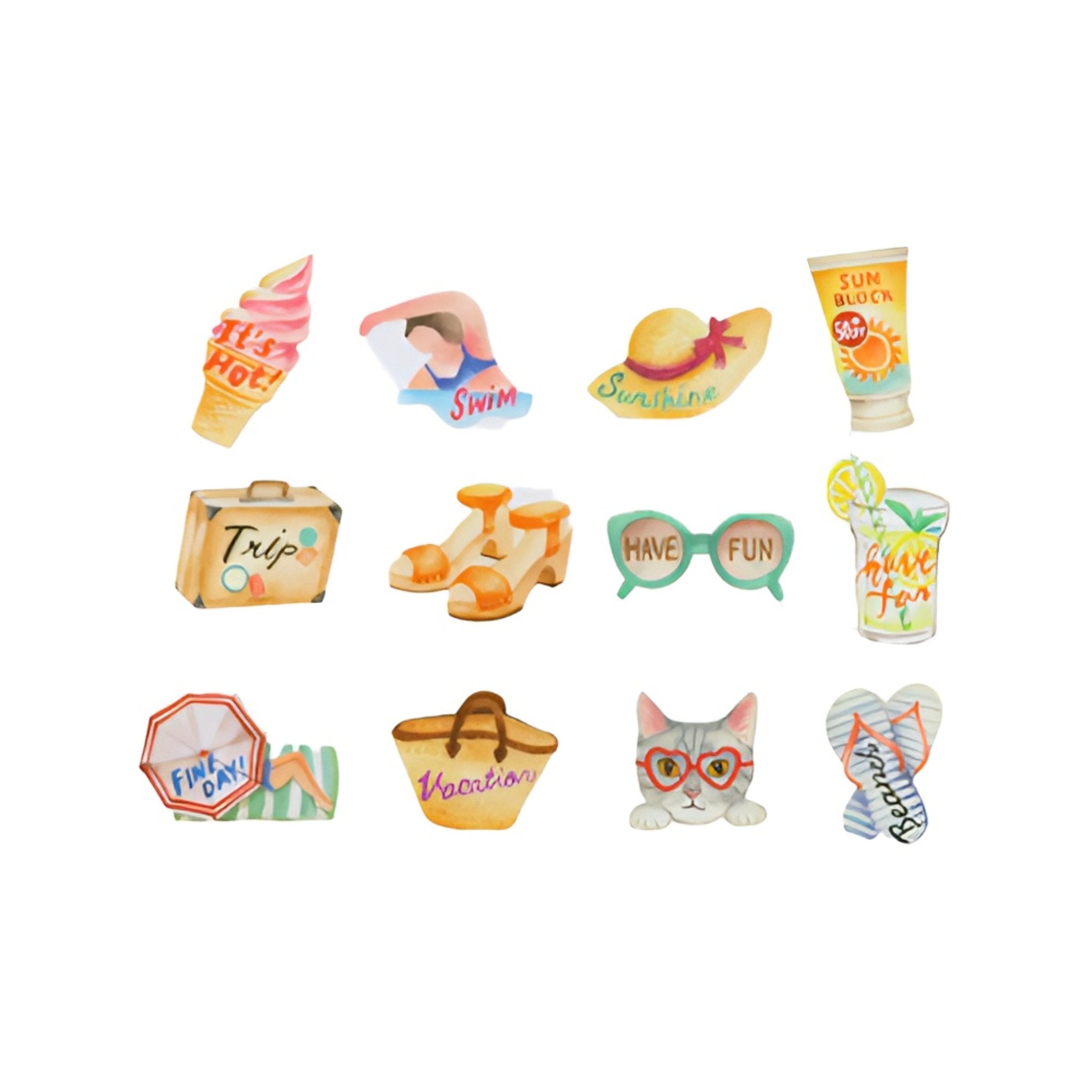 Washi Tapes - Summer Vacation