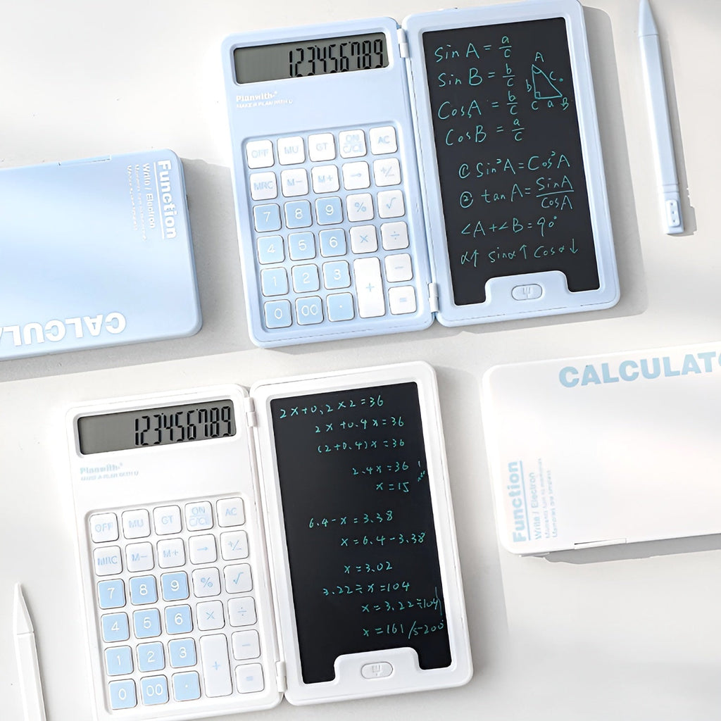 Math Mate – Dual Screen Calculator with One-Tap Erase Writing Pad