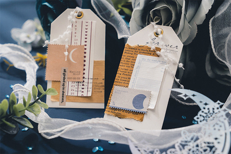 Midnight Moonlight Scrapbooking Paper Set